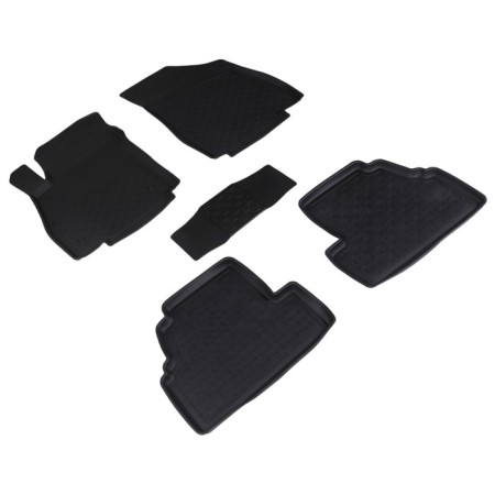 Set of rubber rugs Opel Mokka 2012-, with a high side