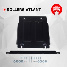 Protection of KPP Autobon Sollers Atlant 2022-n., Steel 1.5 mm., With fasteners