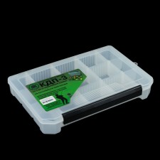 Box for baits KDP-3, 27 x 17.5 x 4 cm, transparent
