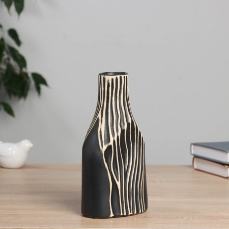 VAZ Coramics Table "Aurora" 20.5x12 cm, black-1
