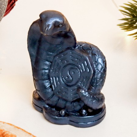Figure "Snake Yin-Yang" Blue Lunar, 6x5x4cm-2