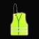 The reflective element "Vest", 5.6 × 4.4 cm, yellow color