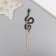 Decor for creativity "Black Snake" 12.5 cm (set 6 pcs)