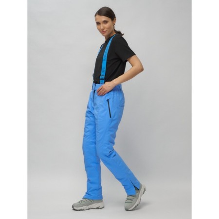 Ski suit female, size 42, blue color-11