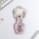 Handle "March 8", plastic, with a flower, on a substrate-vase