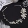 Hair accessory "Flowers with pearls" 26.5x4.3 cm