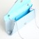 Women's bag on magnet, blue color
