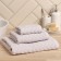 Tenle Lovelife Zig-Zag towel, 50x90 cm, dust-lavender color, 100% HL, 450 g/m2