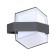 KAIMAS lamp, 1x12W LED, 4000K, 1020LM, IP54, color gray color