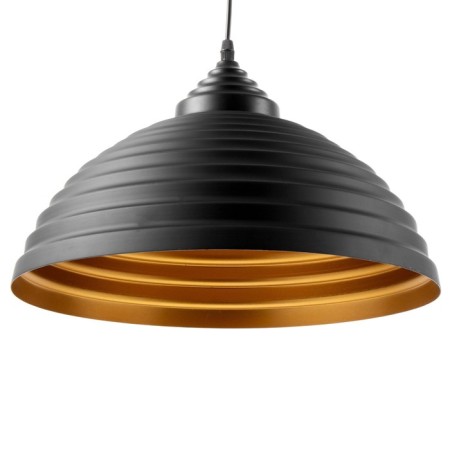Lamp Bayerlux "Dome" 1x40W E27 black and gold 40x40x22-122 cm-1