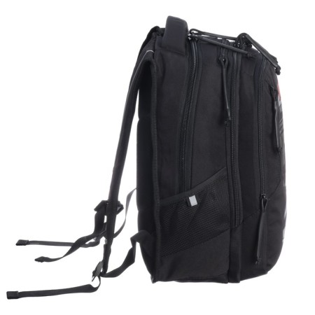 Youth backpack, 42 ​​x 31 x 22 cm, Grizzly 338, ergonomic back, laptop department, black/blue RU-338-3_1-3