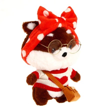 Corgi-lalafanfan soft toy, in a suit, mix-2