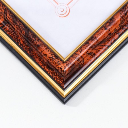 Photo frame plastic 21x30 cm dark nut 282-3