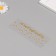 Sticker Plastic Straz "Choker Luxury" Gold 11.6x18 cm