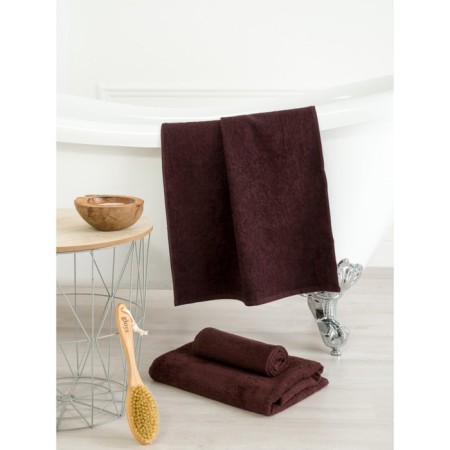 Trick Bio-Textiles "Ring", without border, 360 grams, size 50x90 cm, color dark chocolate