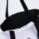 Chopper for a child for a girl without a fastener, black/white color