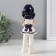 Souvenir Ceramics "Baby in a hat - fortune -telling on the chamomile" Cobalt 7.5x7.5x20 cm