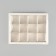 Box for 12 sweets with cells "White", 14.5 x 18.5 x 3 cm
