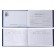 Test book for a university 140 x 100 mm, calligrata, hard cover, boumvinyl, blue color