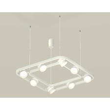 A set of suspended swivel with acrylic Ambrella Light, Traditional Diy, XB9177152, 8XGX53, Color White Sand, White matte