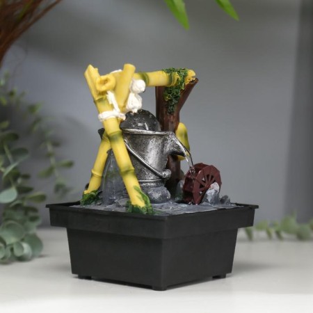 The desktop fountain from the network "Water Mill from Bamboo" 18x12x12 cm-2