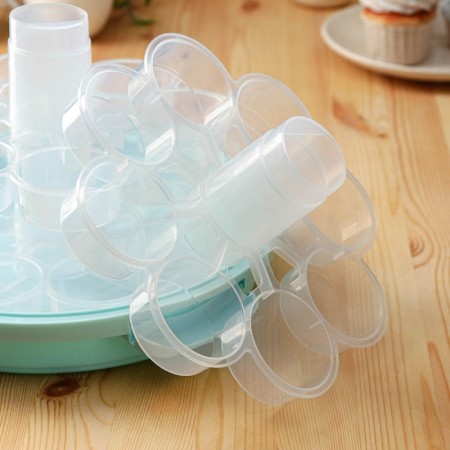 Tortovitsa with a lid, 29 × 24 cm, 24 cells, portable, color mix-4