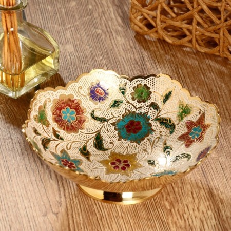 Brass Brass "Leonia" 16.5x16.5x6 cm