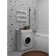 Implementer electric Indigo Sparta, 400x500 mm, timer, hidden installation, white