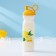 Water bottle plastic “Fruits”, 680 ml, 9 × 7.1 × 26.7 cm, color mix