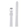 Solomon watch strap, 10 mm, eco-leather, L-17 cm, white