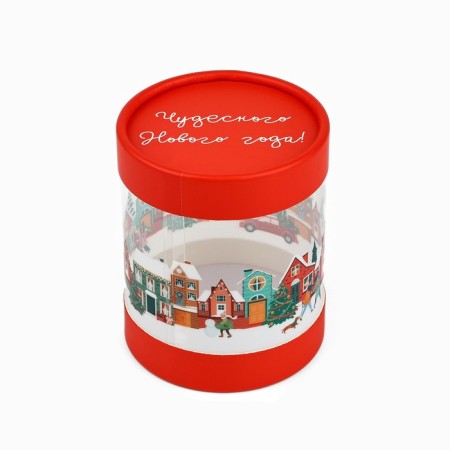 Gift Box "Winter City", 10 x 11 cm, new year-1