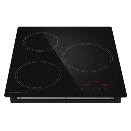 Honing panel Homsair Hi43ABK, induction, 3 burners, sensor, black-5