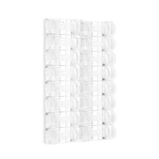 Holder self -adhesive for wires and garlands of the tundra krep, 15x40 mm, transparent,