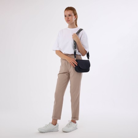 Female bag on a valve, blue color-6