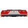 Model "Railways", 21.5 cm, 3 buttons, light light, inertia, red color