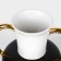 Vase for flowers decorative Face with handles 24 x 24 x 24 cm