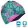 A nursery cap “Flamingo with palm trees”, silicone, girth 46-52 cm