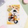 Postcard "Happy Birthday! You are the best!" Bear on a motorcycle, 12.5x19.5 cm