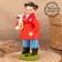Dymkovo toy "Old Man with Gusem"