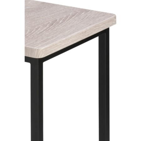 Haric loft Metal/MDF stool, black/Philadelphia Gray 34x34x61 cm-2