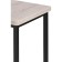 Haric loft Metal/MDF stool, black/Philadelphia Gray 34x34x61 cm