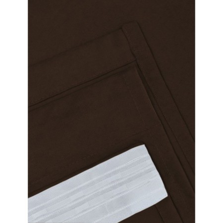Set of curtains "Canvas", size 200x270 cm, 2 pcs, color wenge-5