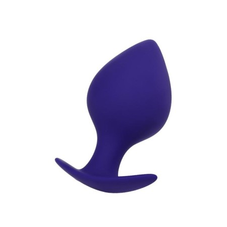 Anal plug Glob, silicone, purple color, 10 cm, d = 4.5 cm-1