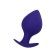 Anal plug Glob, silicone, purple color, 10 cm, d = 4.5 cm
