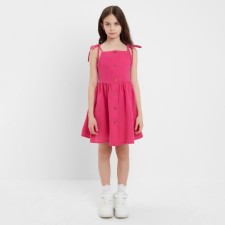 Sundress for girls minku Fuchsia color, height 152