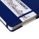 Sketchmarker sketchbook, 130 x 210 mm, 80 sheets, solid cover of artificial leather, blue, block 140 g/m2