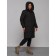 Coat insulated winter female, size 48, black color
