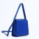 Cross-Body bag on the valve, blue color