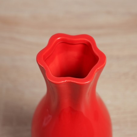 VAZ Coramics Table "Thiago" waist, D-5 cm, 16.5x7 cm, red-1