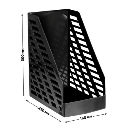 Paper tray is vertical, Stamm xxl, black, width 16 cm-1